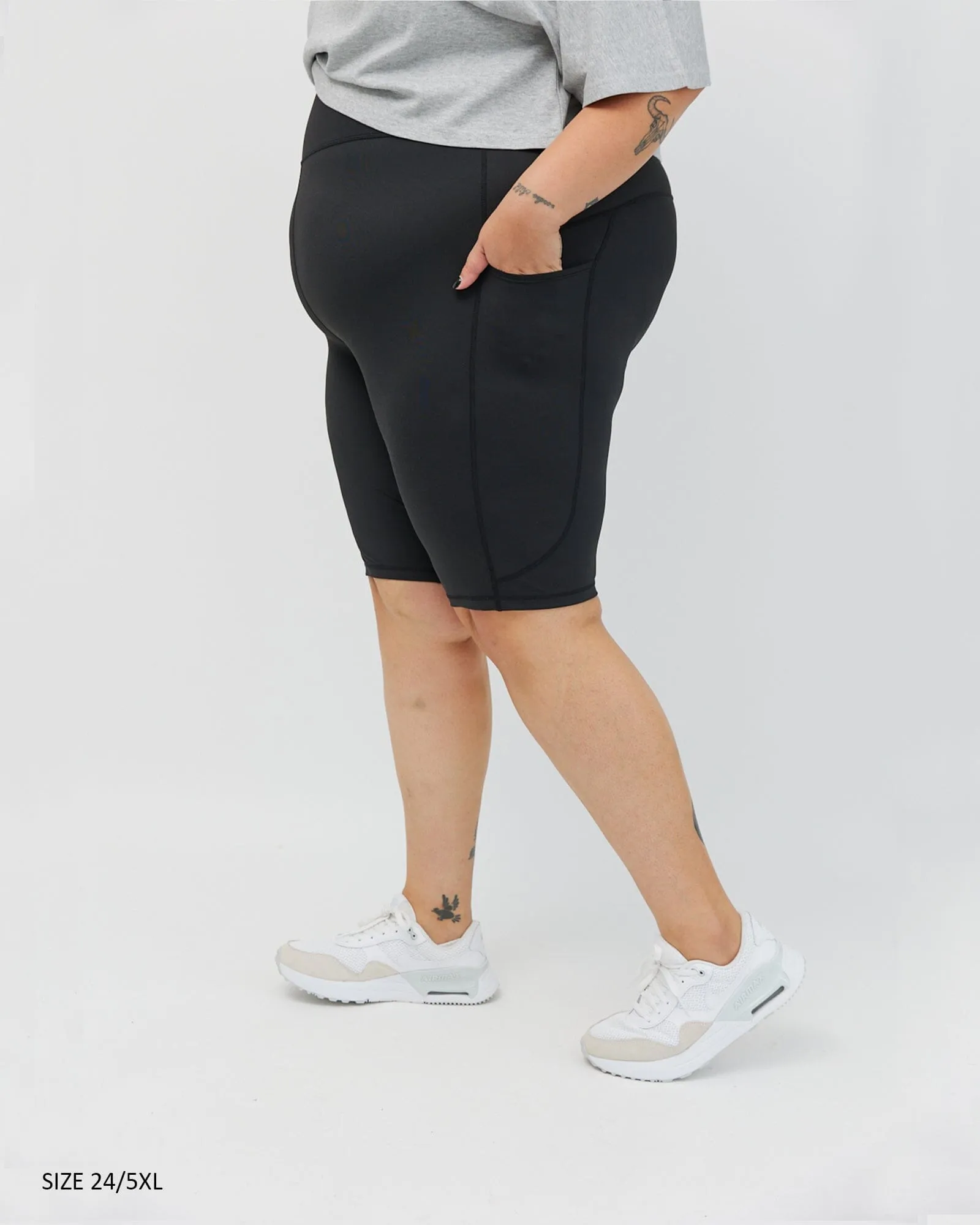Active living bike shorts - 3 pocket - Black