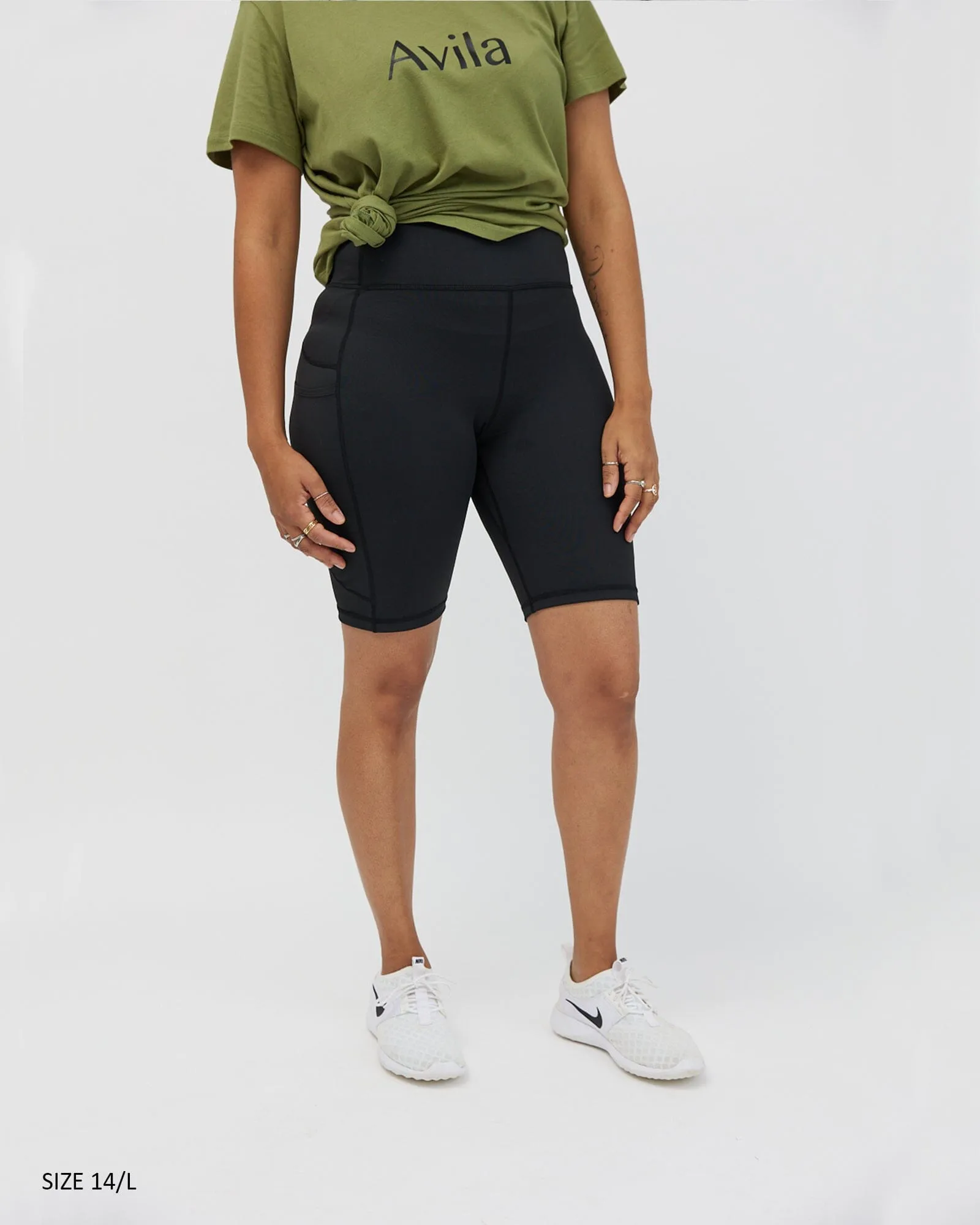 Active living bike shorts - 3 pocket - Black