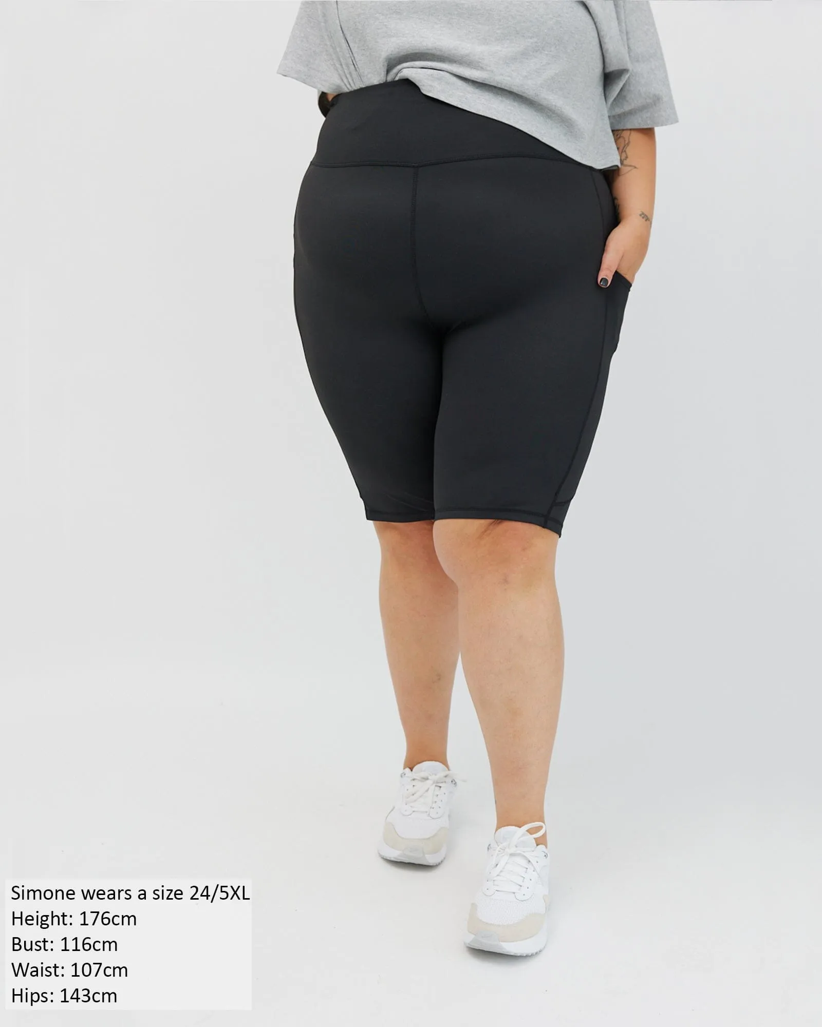 Active living bike shorts - 3 pocket - Black