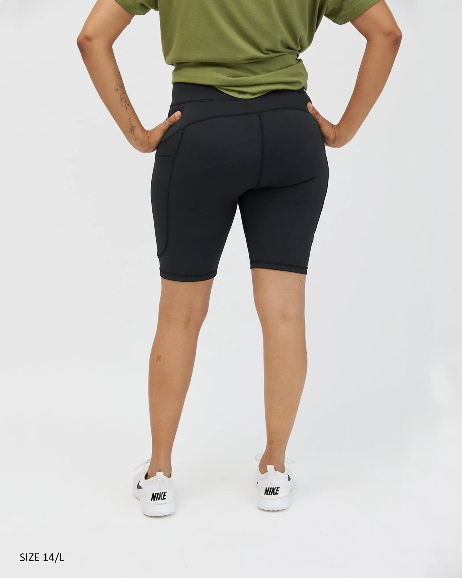 Active living bike shorts - 3 pocket - Black