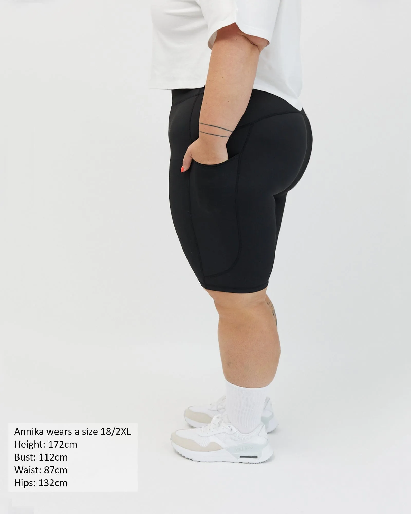 Active living bike shorts - 3 pocket - Black