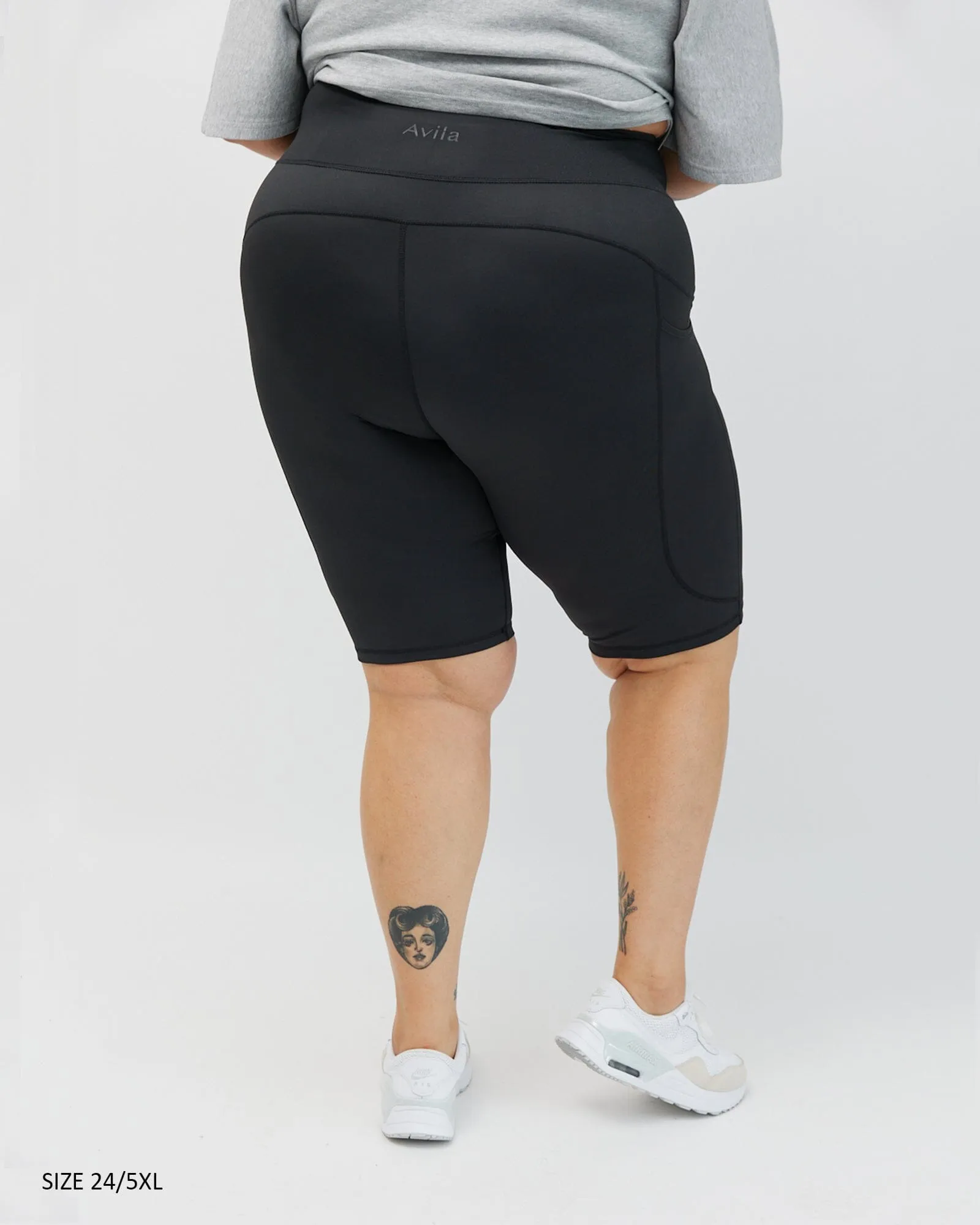 Active living bike shorts - 3 pocket - Black