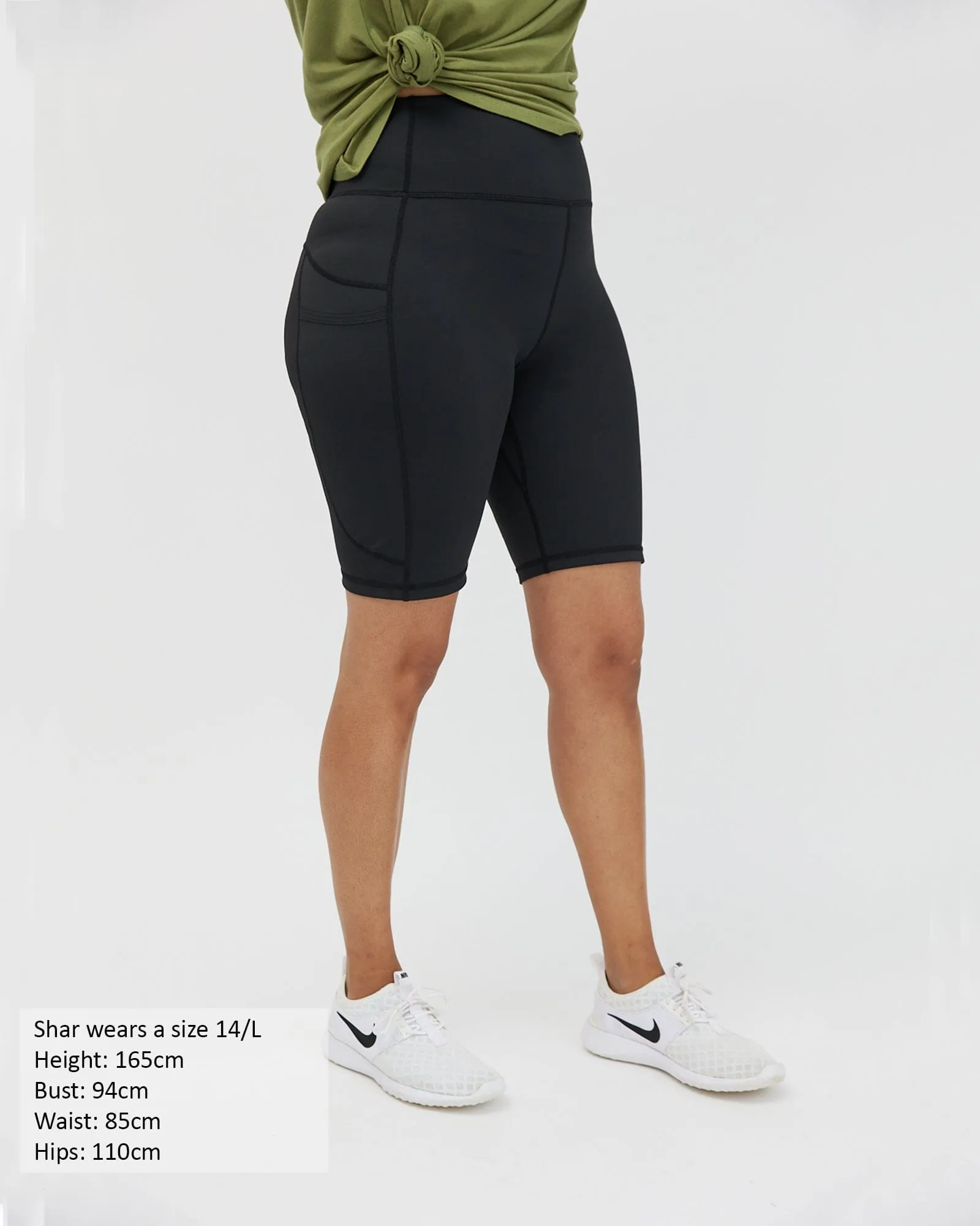 Active living bike shorts - 3 pocket - Black