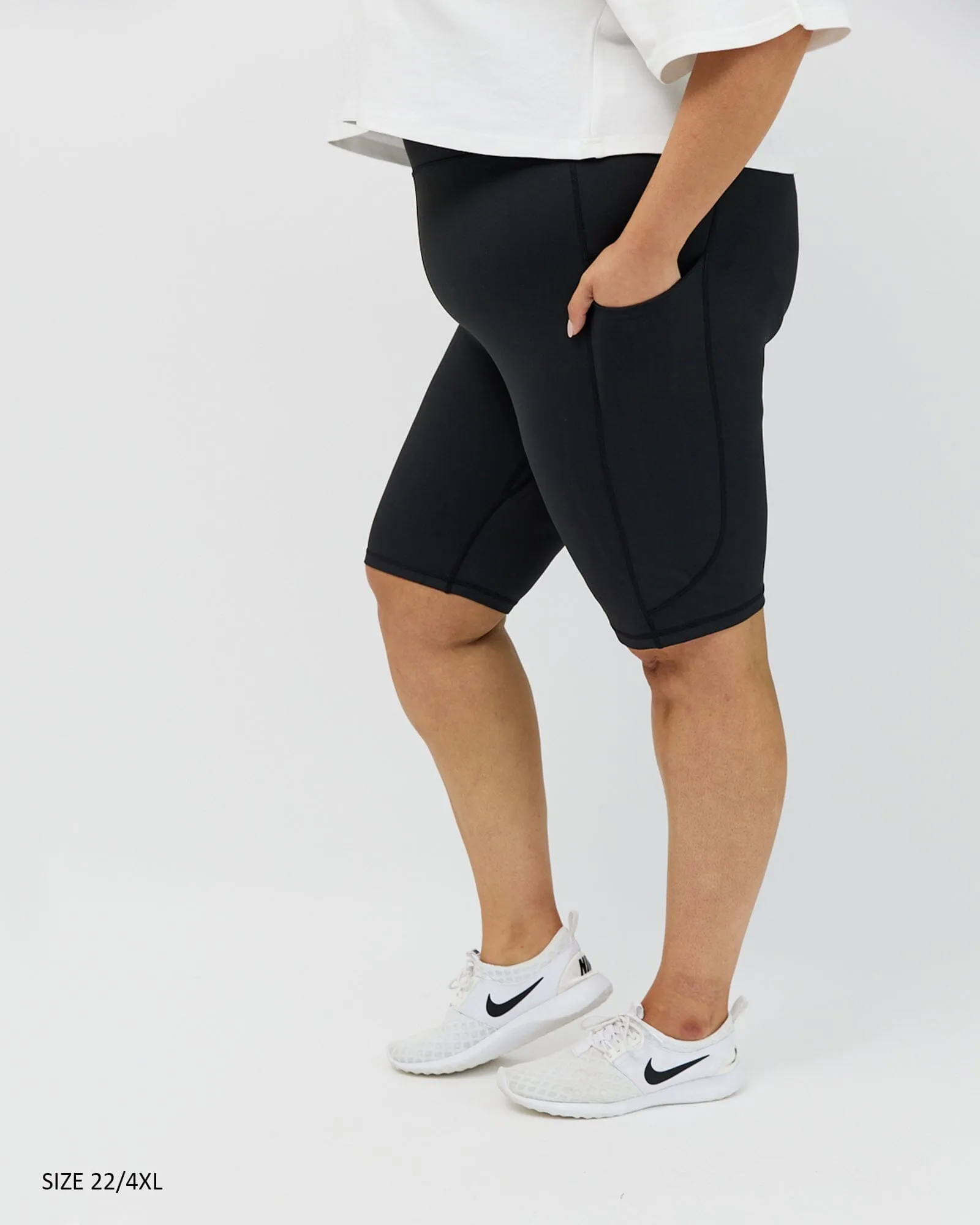 Active living bike shorts - 3 pocket - Black