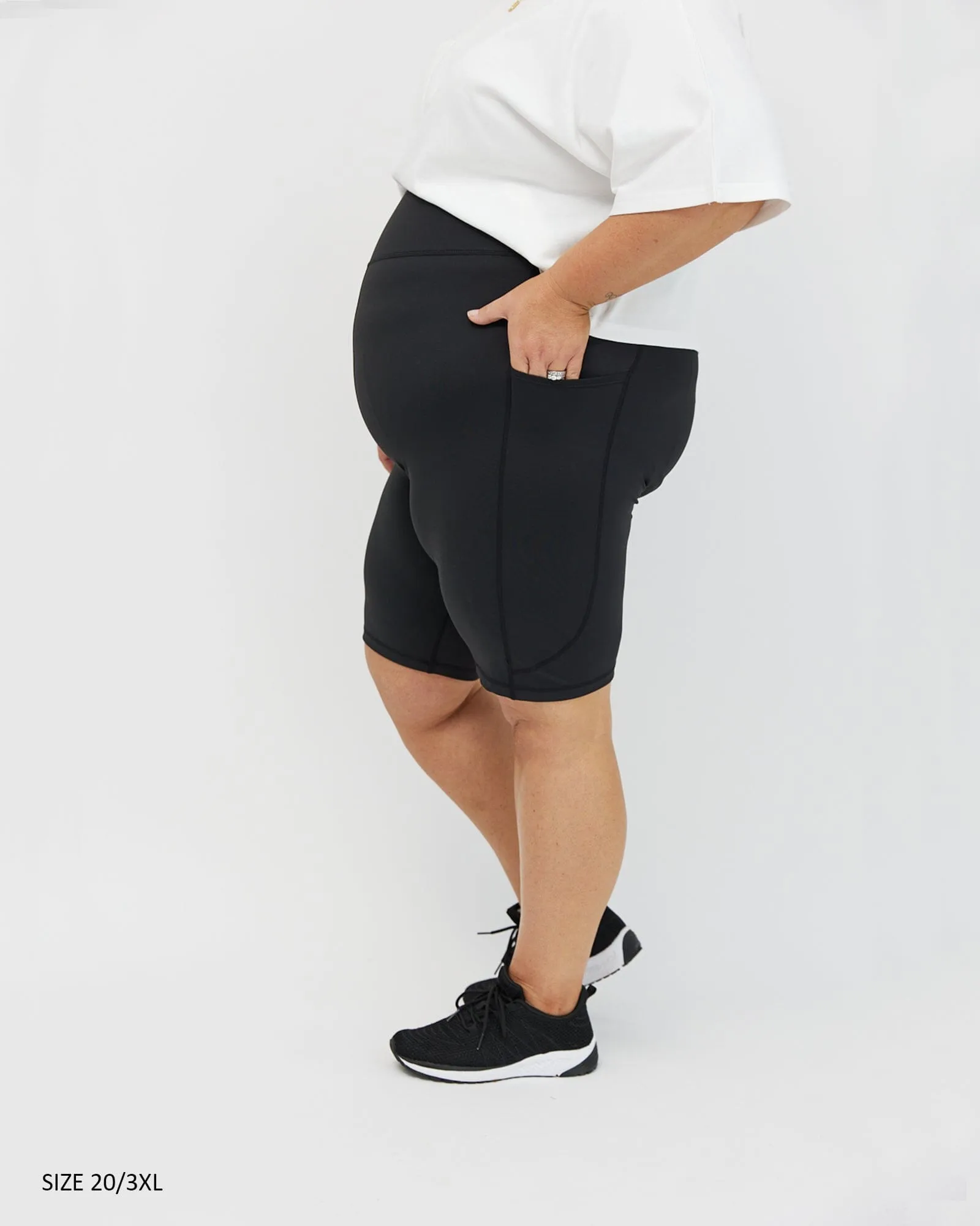 Active living bike shorts - 3 pocket - Black