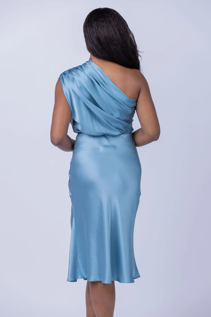 Amanda Uprichard Dupree Silk Dress in Tangier