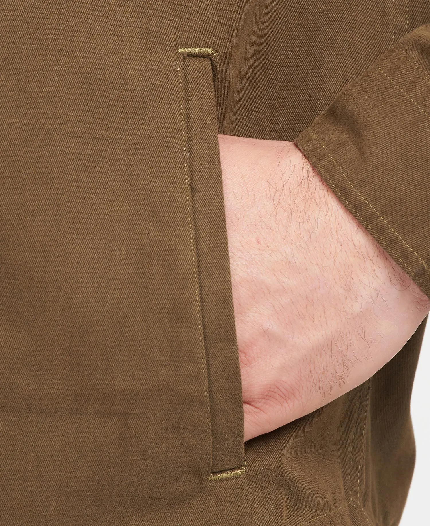 Barbour Catbell Overshirt in Dark Olive