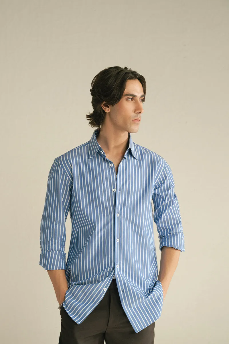 BLUE COTTON SHIRT