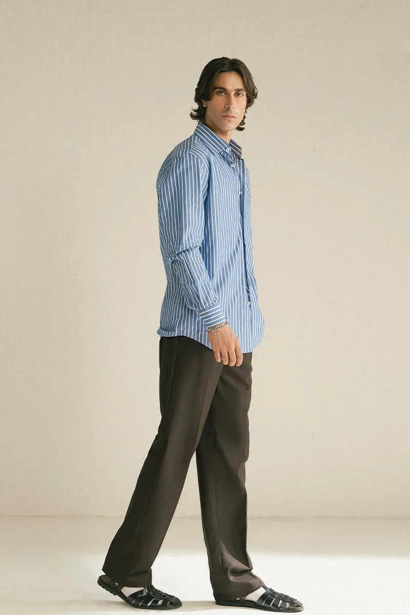 BLUE COTTON SHIRT