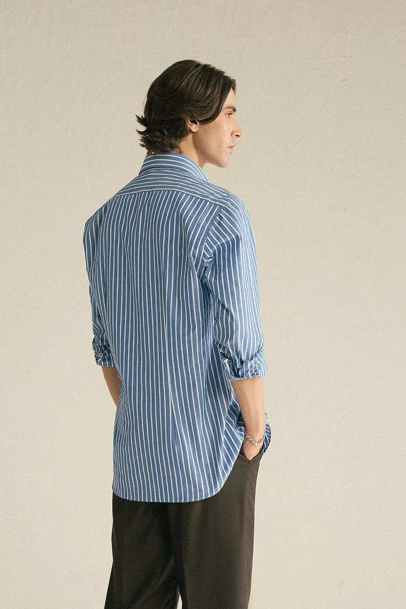 BLUE COTTON SHIRT