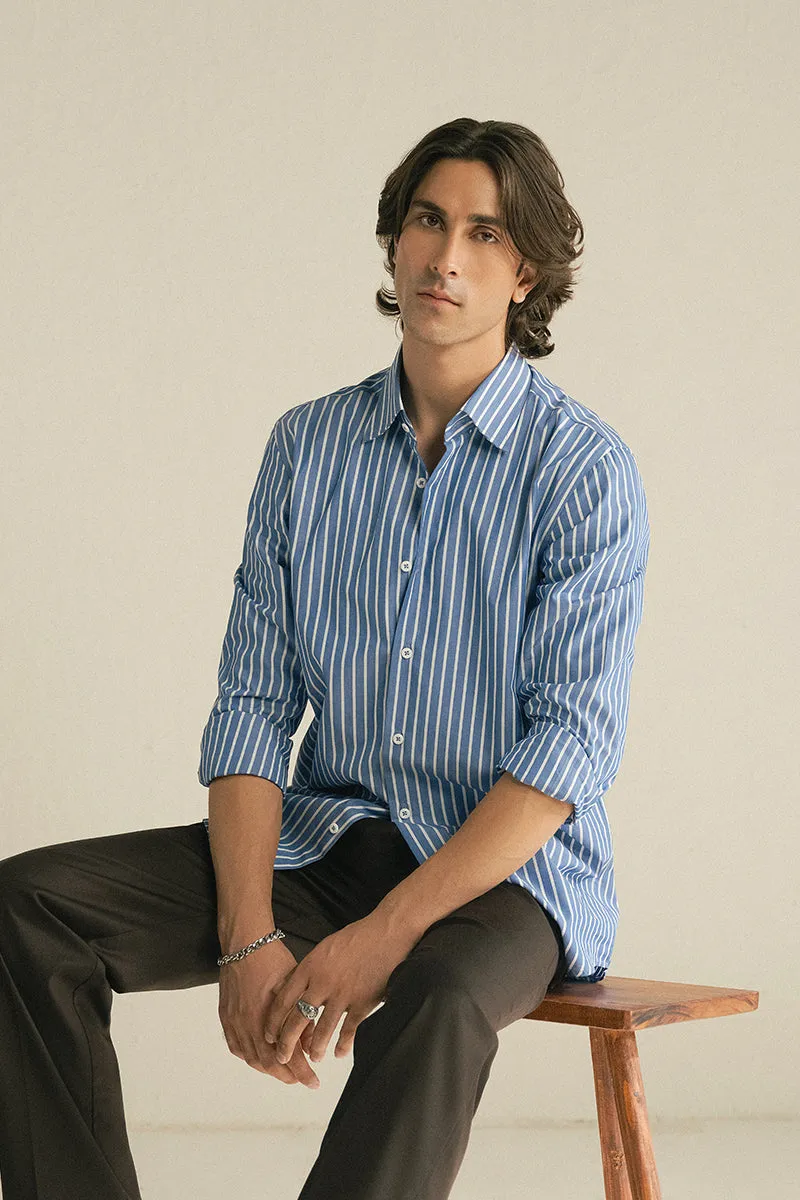 BLUE COTTON SHIRT