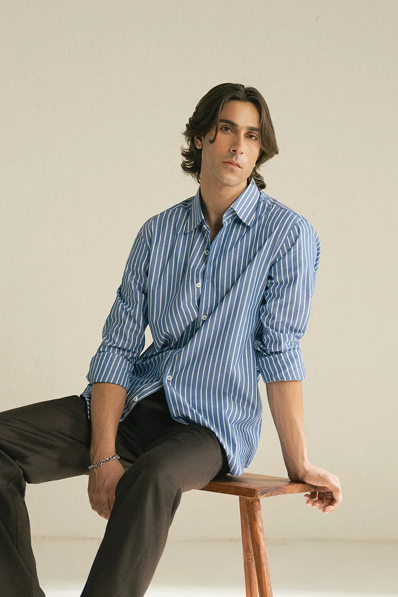 BLUE COTTON SHIRT