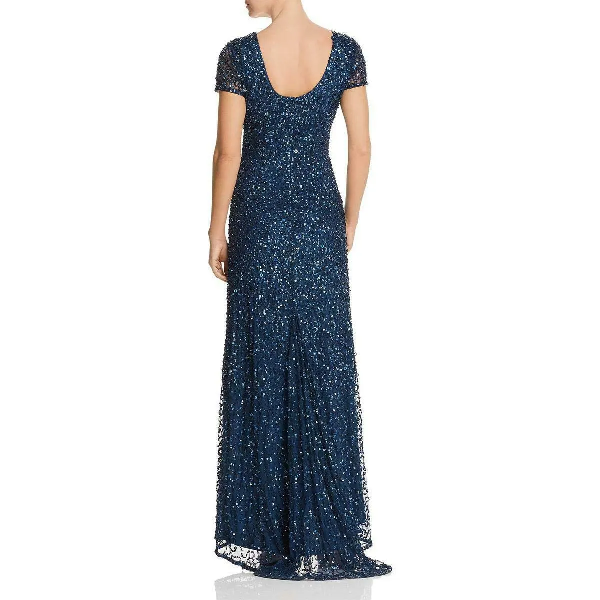 Cabernet Women's Short-Sleeve All Over Sequin Gown - Adrianna Papell