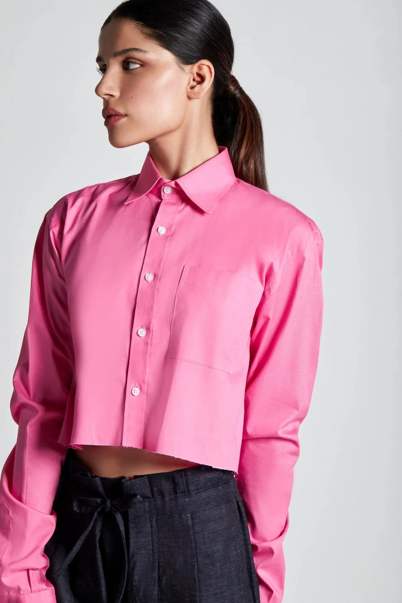 Cherry Blossom Cut it Off Shirt