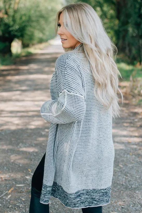 Chunky Knit Oversized Cardigan