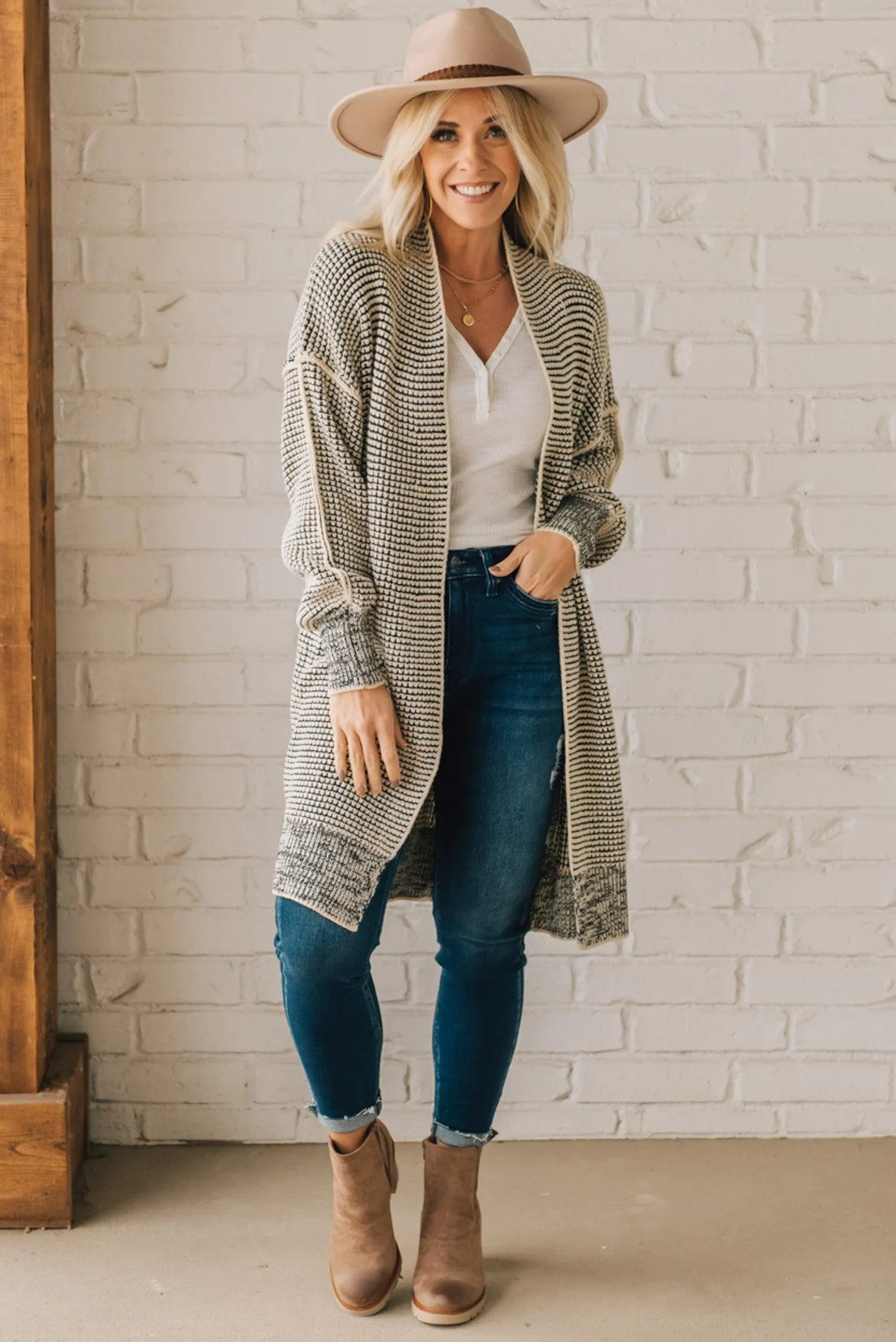 Chunky Knit Oversized Cardigan