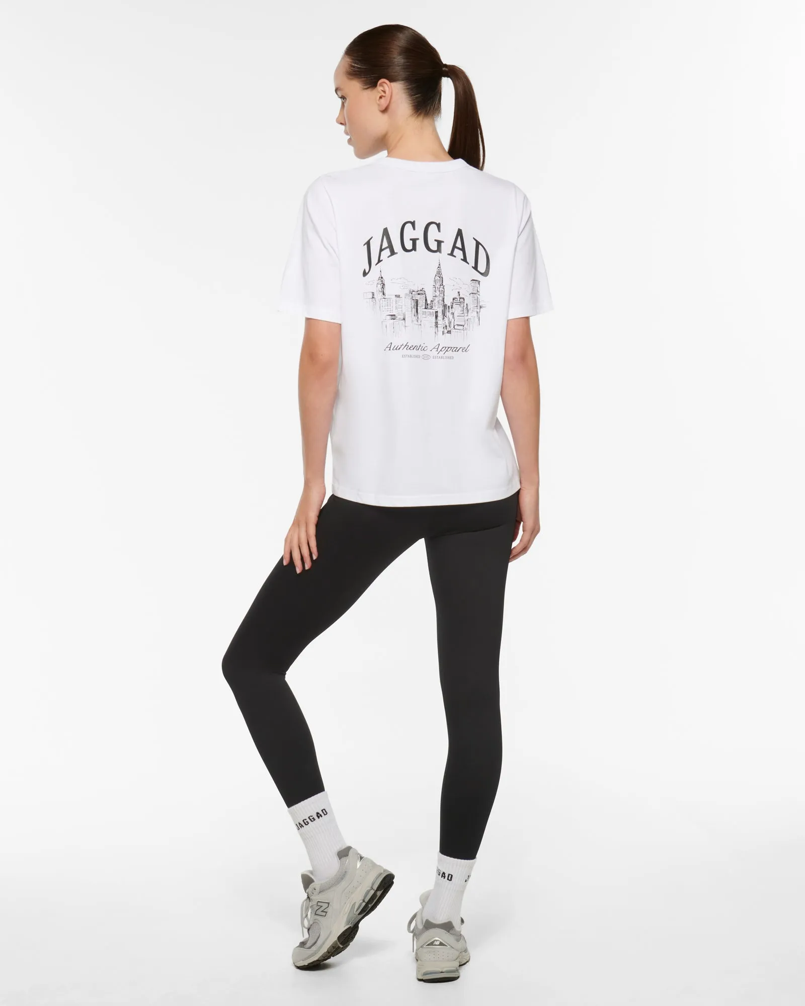CITY BOXY TEE WHITE