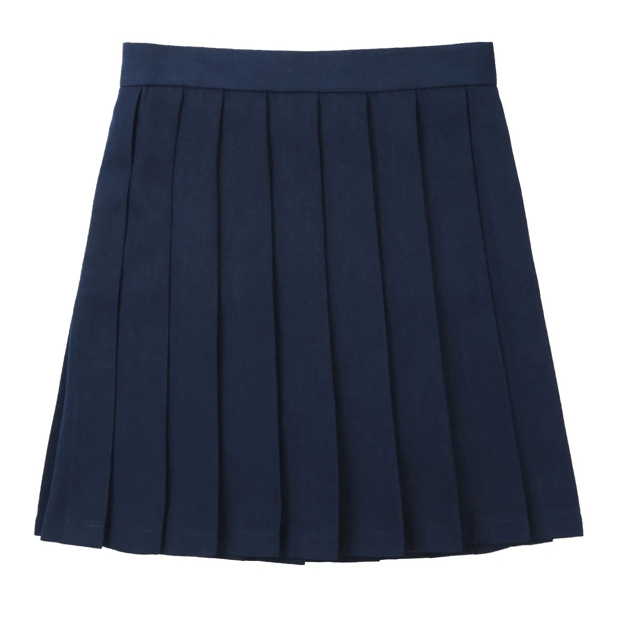 CLEARANCE / Women's High Waisted Pleated Mini Skirt / A-Line Solid Color Skirt