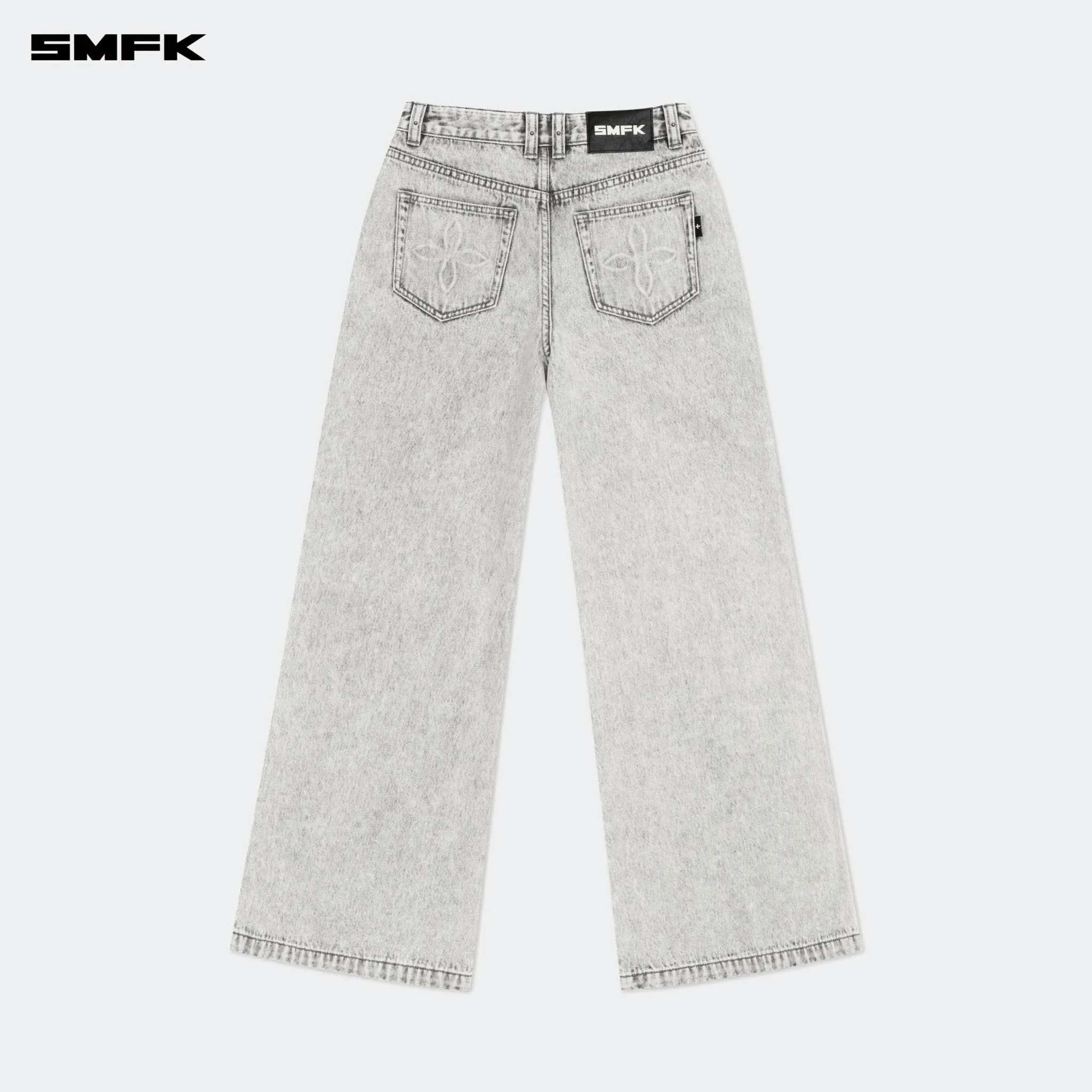 Compass Wild Classic Wide-Leg Jeans Stella Gray