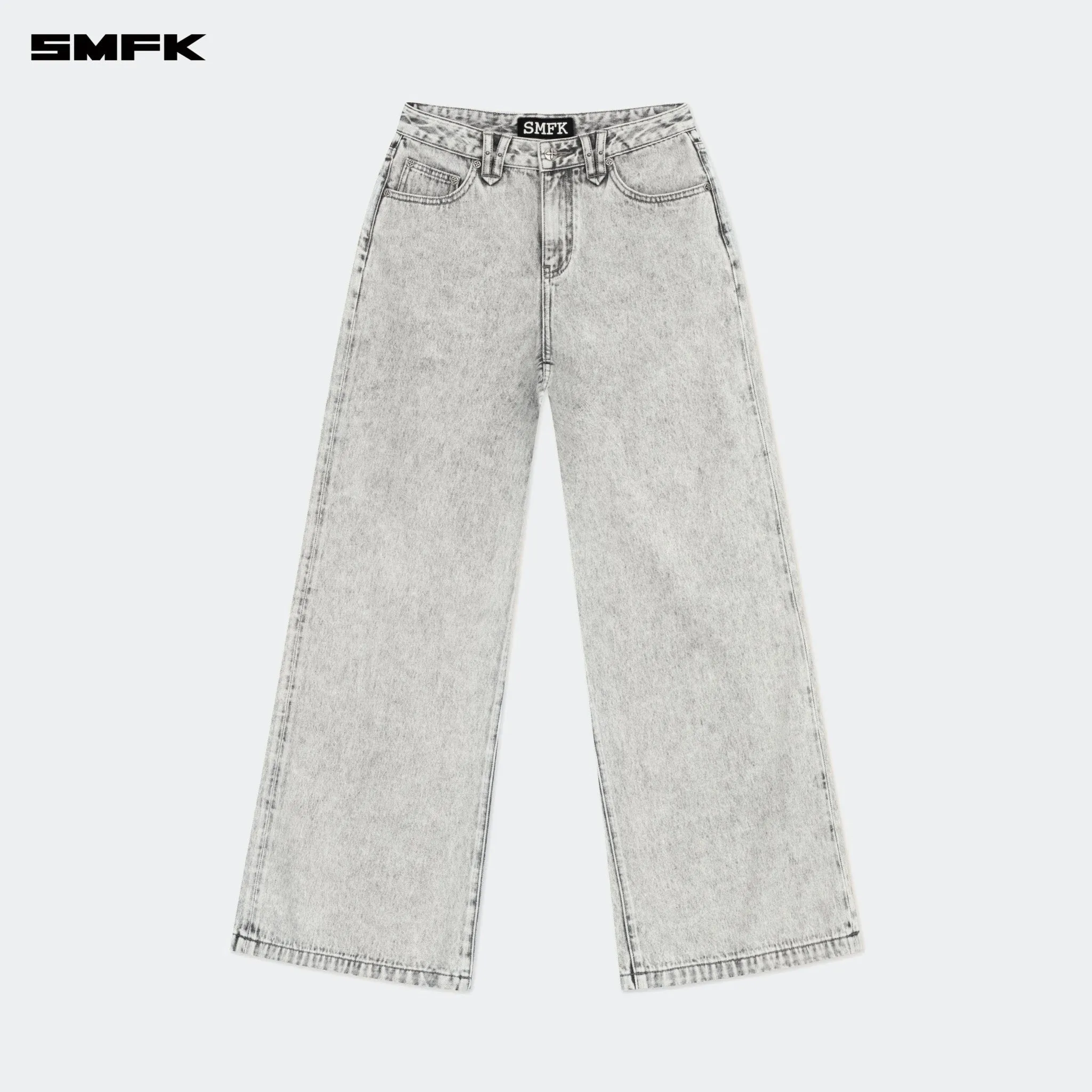 Compass Wild Classic Wide-Leg Jeans Stella Gray