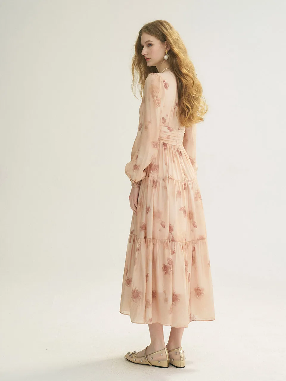 Dahlia V neck Long Dress