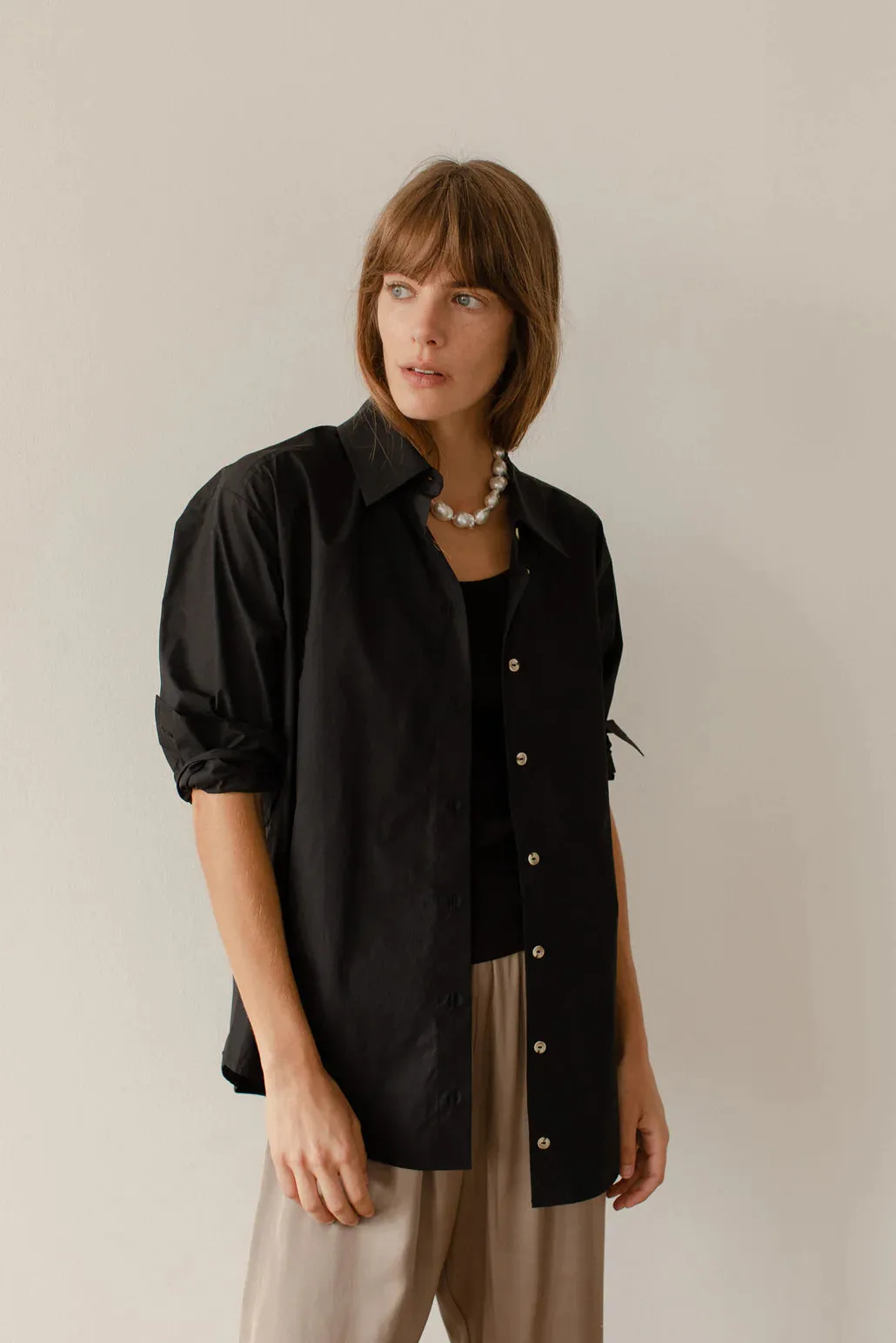 DONNI - Pop Shirt in Jet