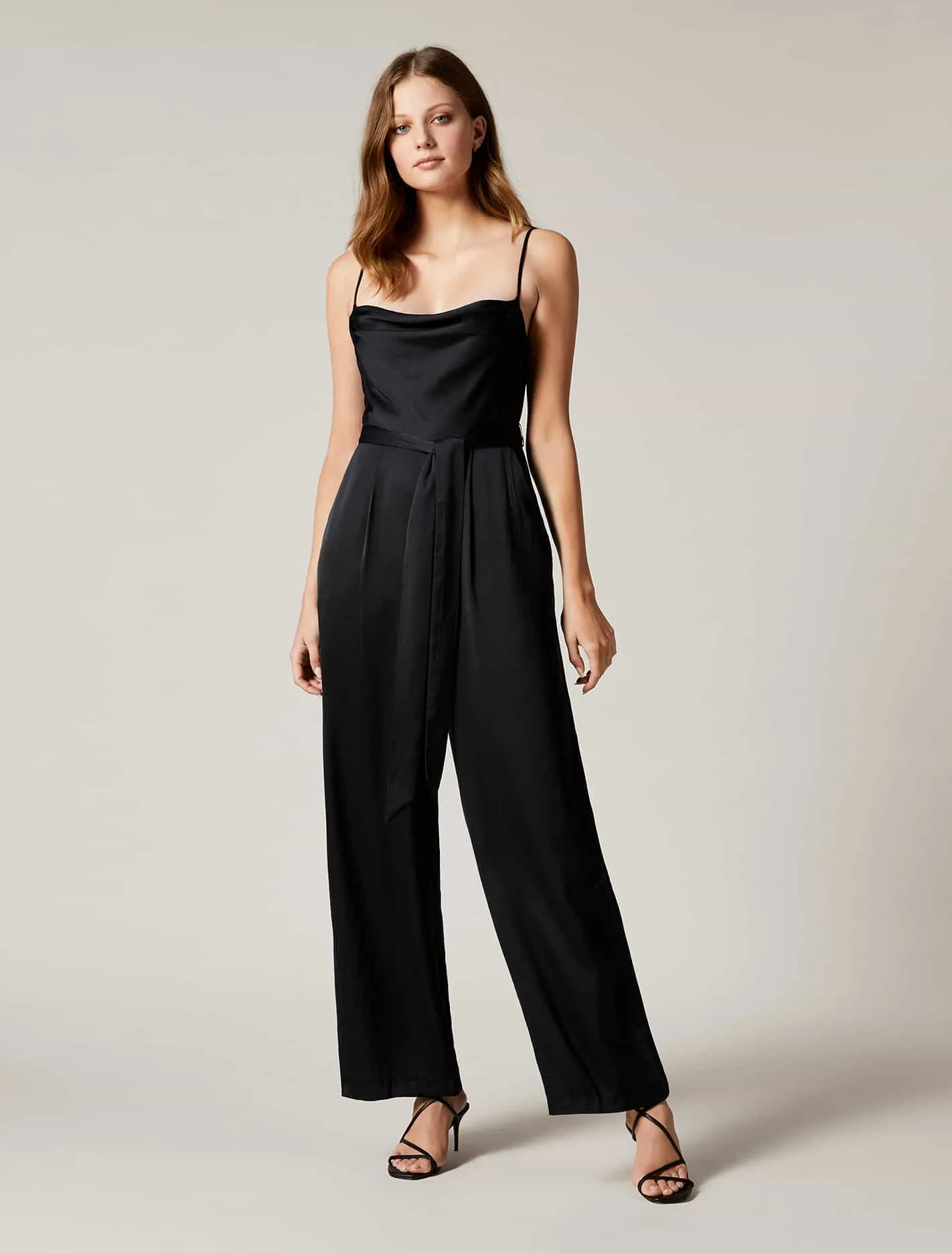 Eden Satin Cowl Jumpsuit