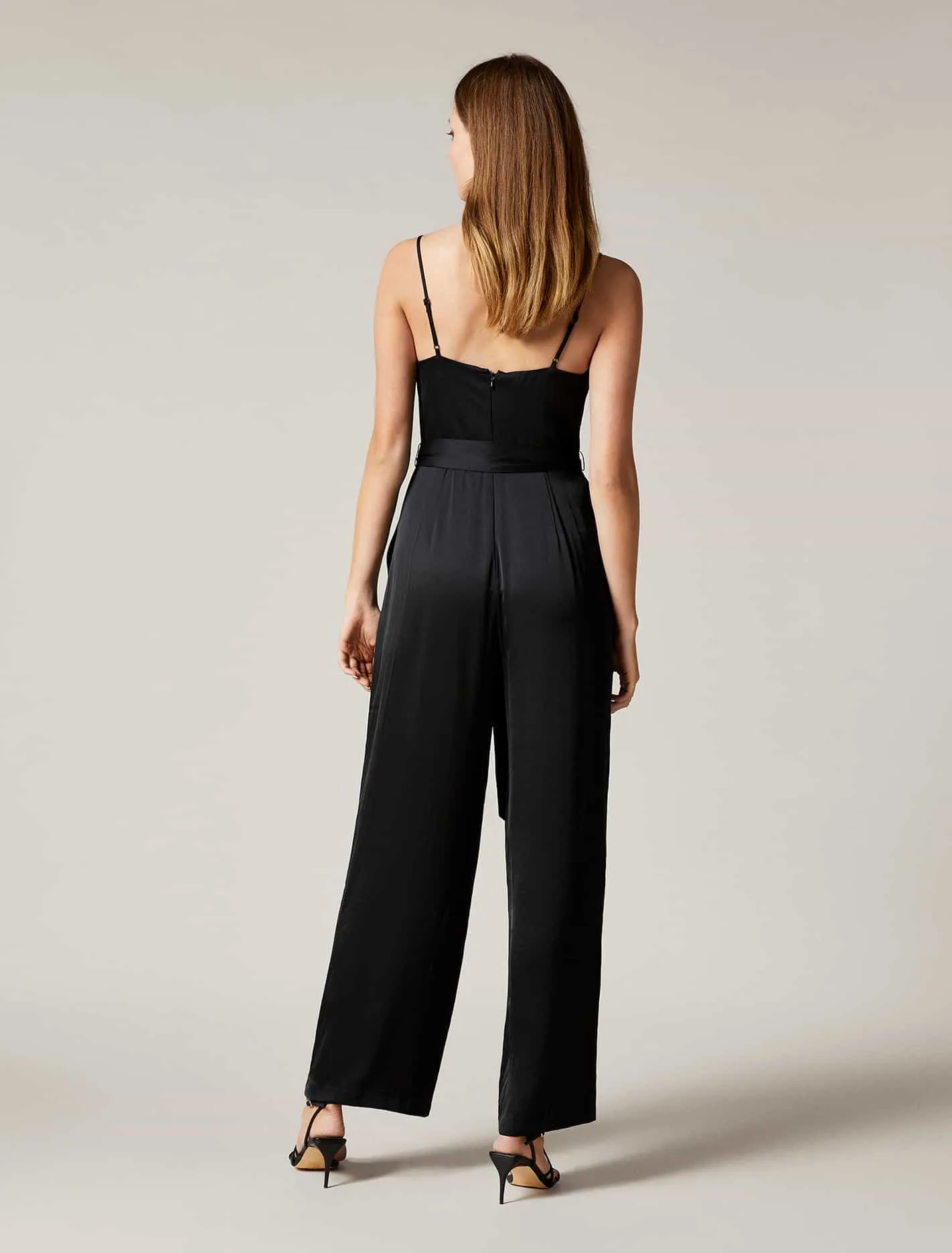 Eden Satin Cowl Jumpsuit