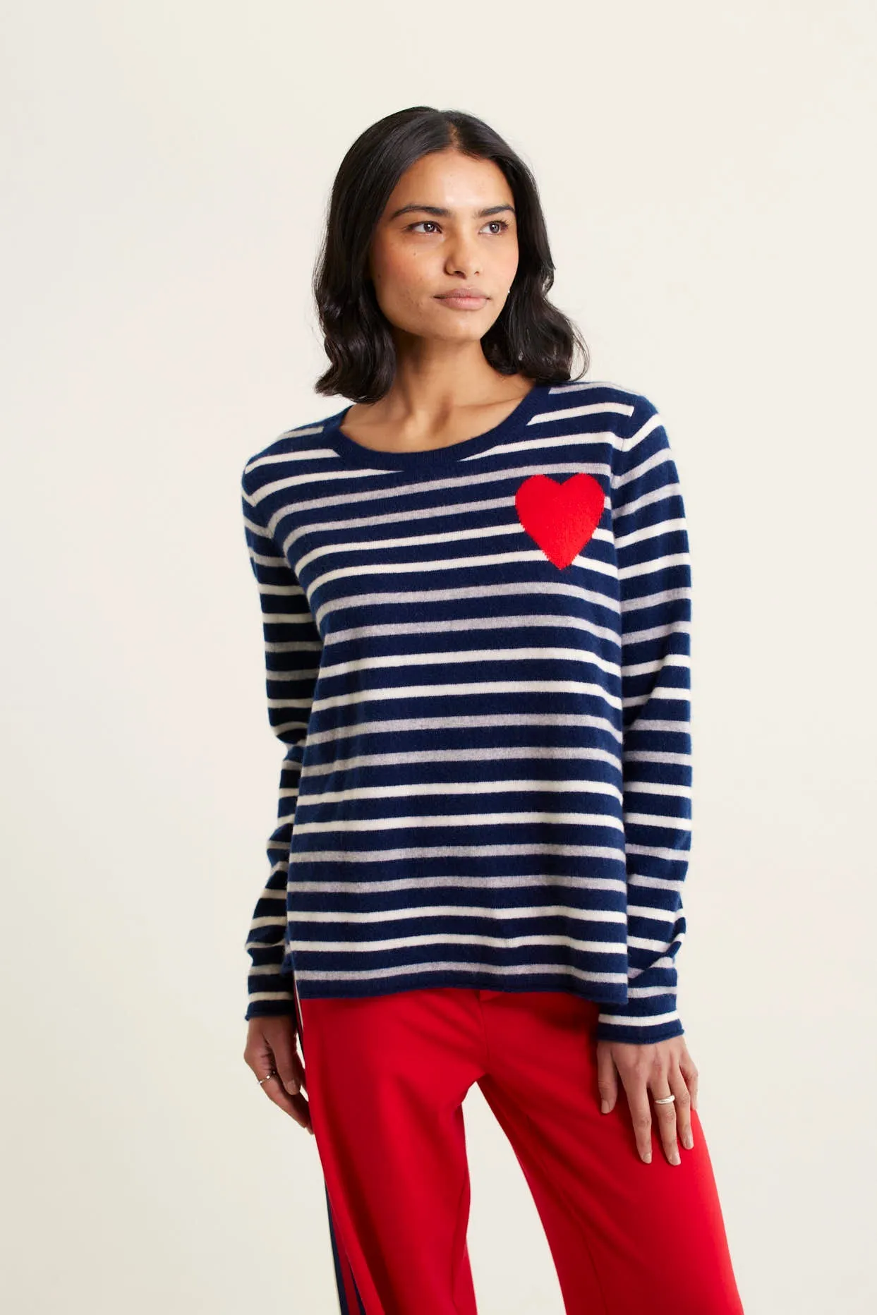 Ellis Cashmere Sweater In Sailor