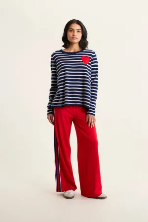 Ellis Cashmere Sweater In Sailor