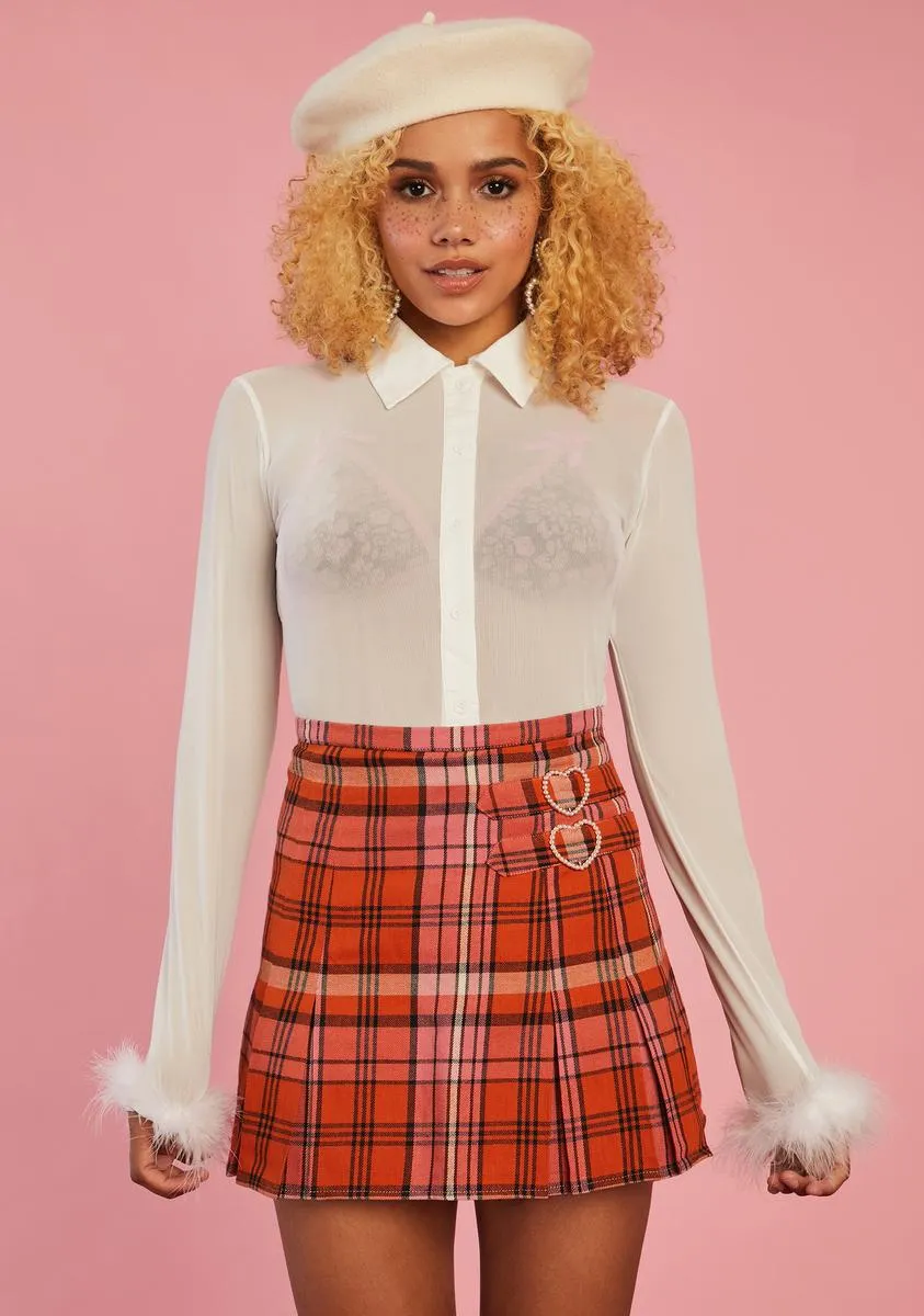 Everlasting Love Plaid Skirt