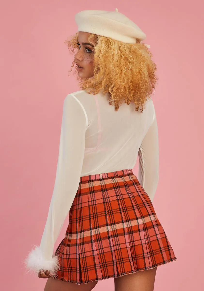 Everlasting Love Plaid Skirt