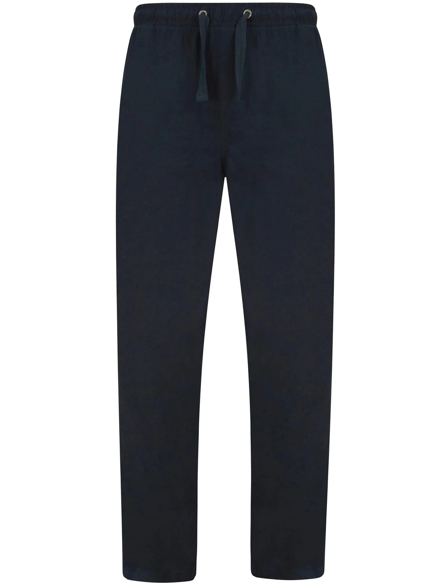 Farlov 2pc Long Sleeve Cotton Lounge Set in Optic White / Sky Captain Navy - Tokyo Laundry