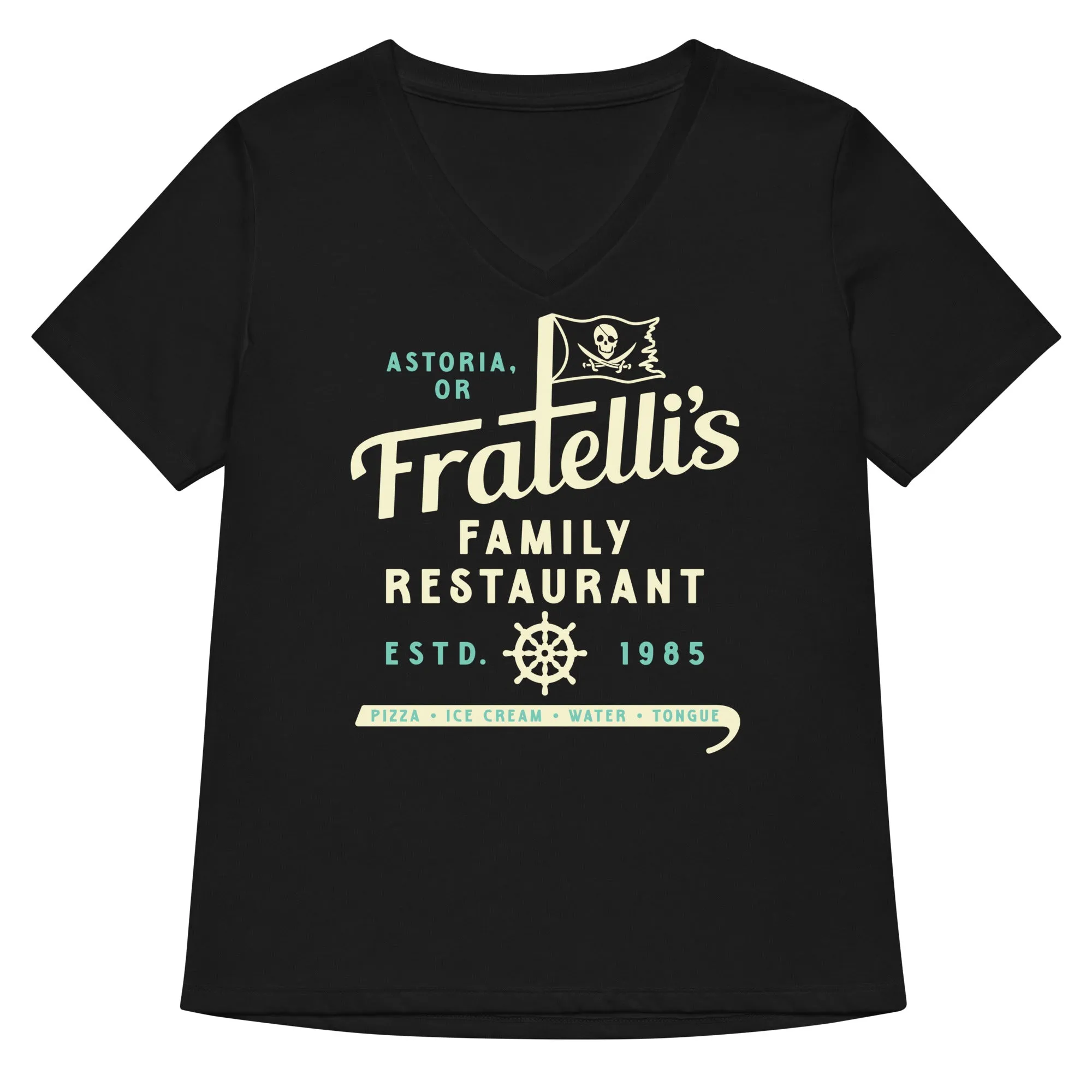 Fratelli's Family Restaurant Women's V-Neck Tee