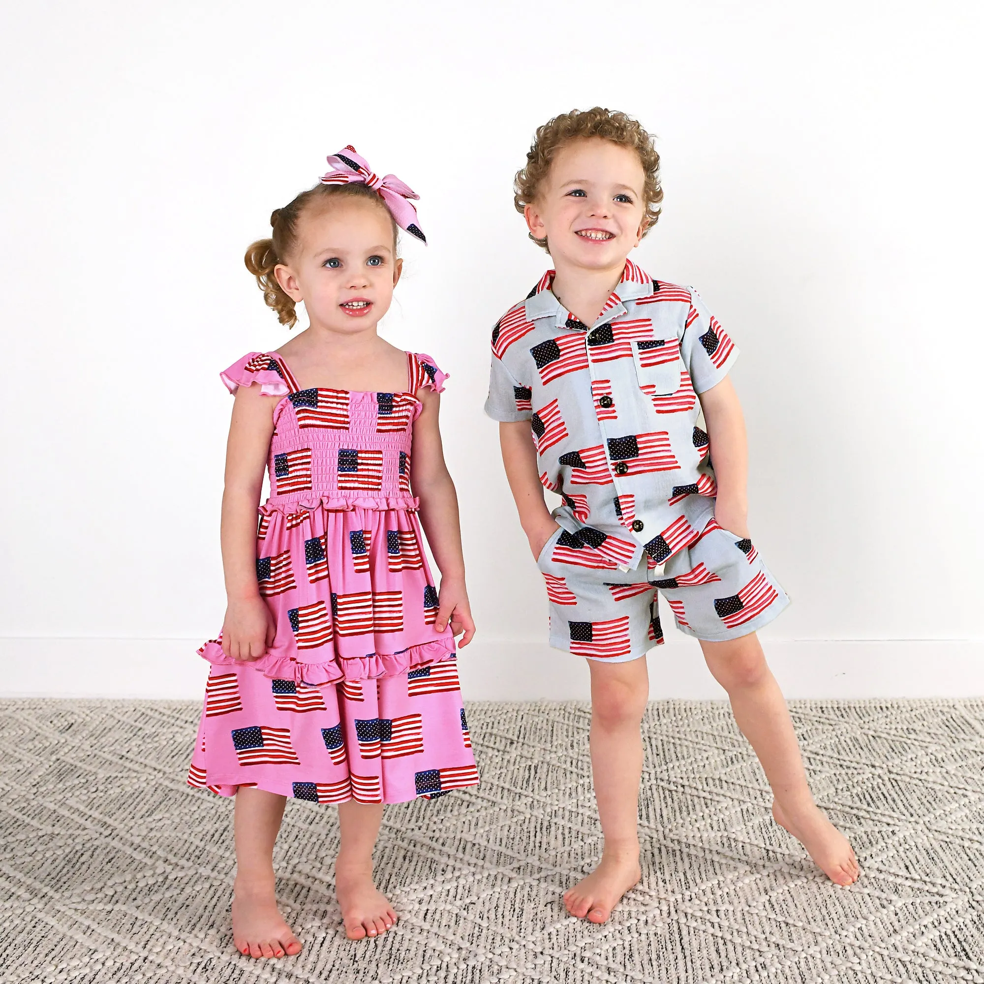 George Blue Flag COASTAL SET ORGANIC