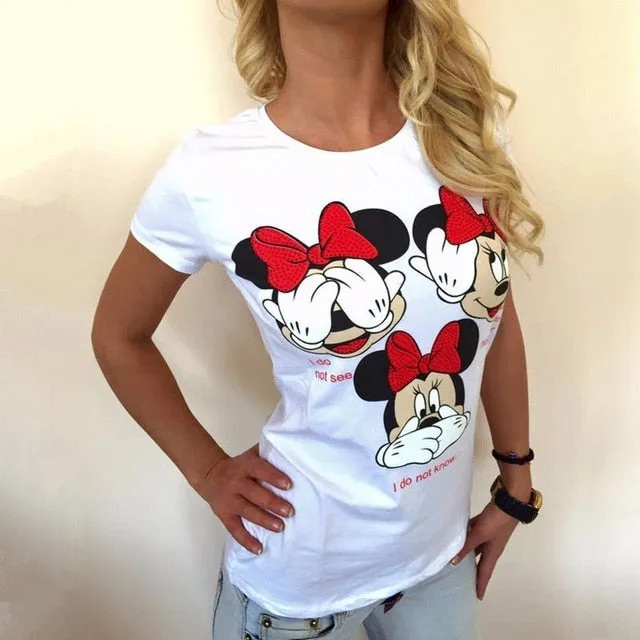 Heart Print Women's T-Shirt