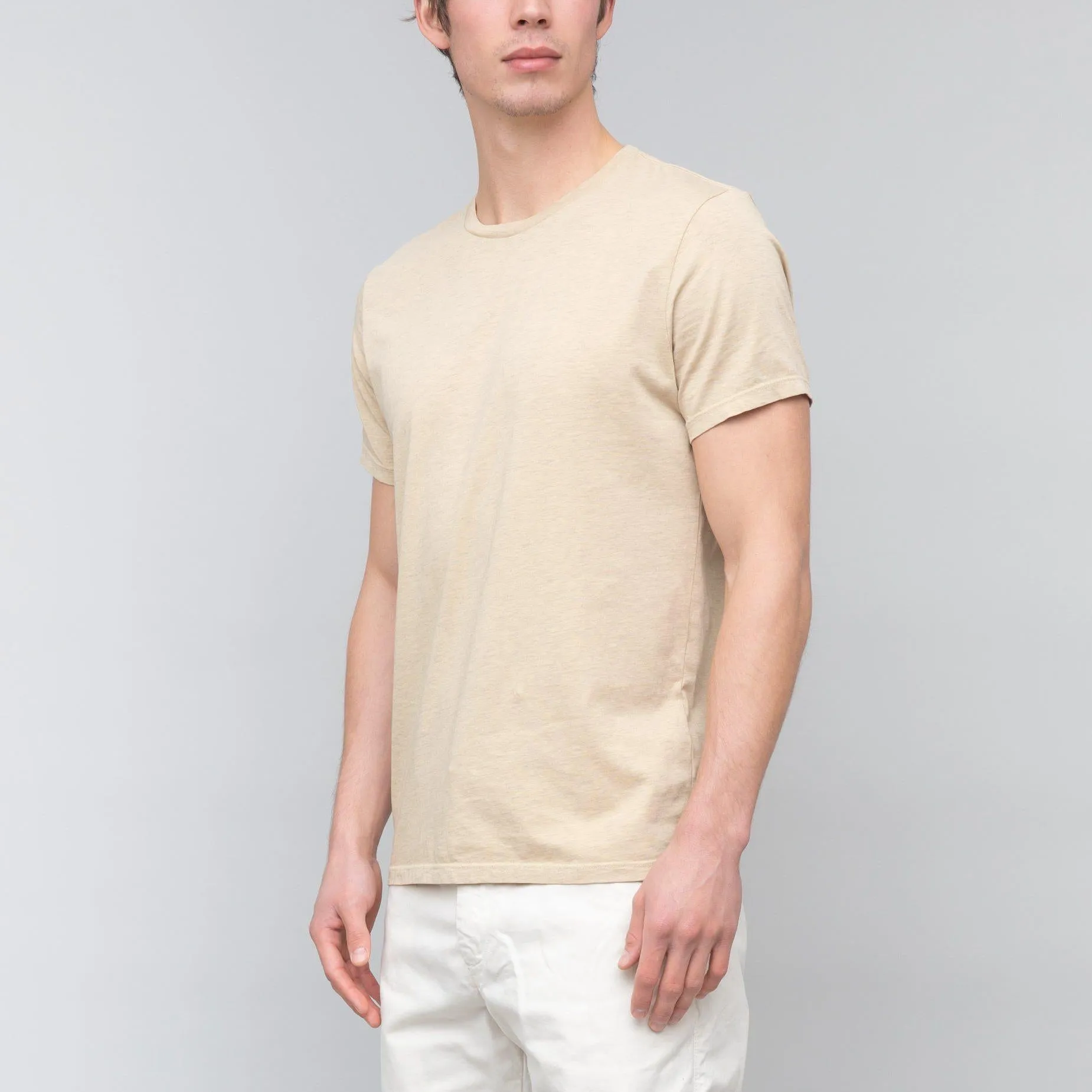 Heather Crew Tee (Honey)