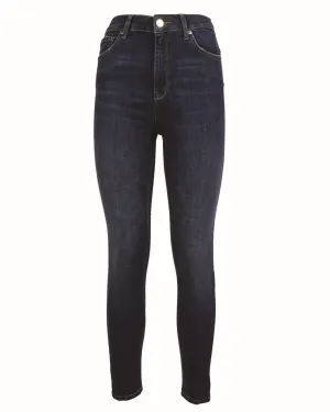 High waist regular jeans