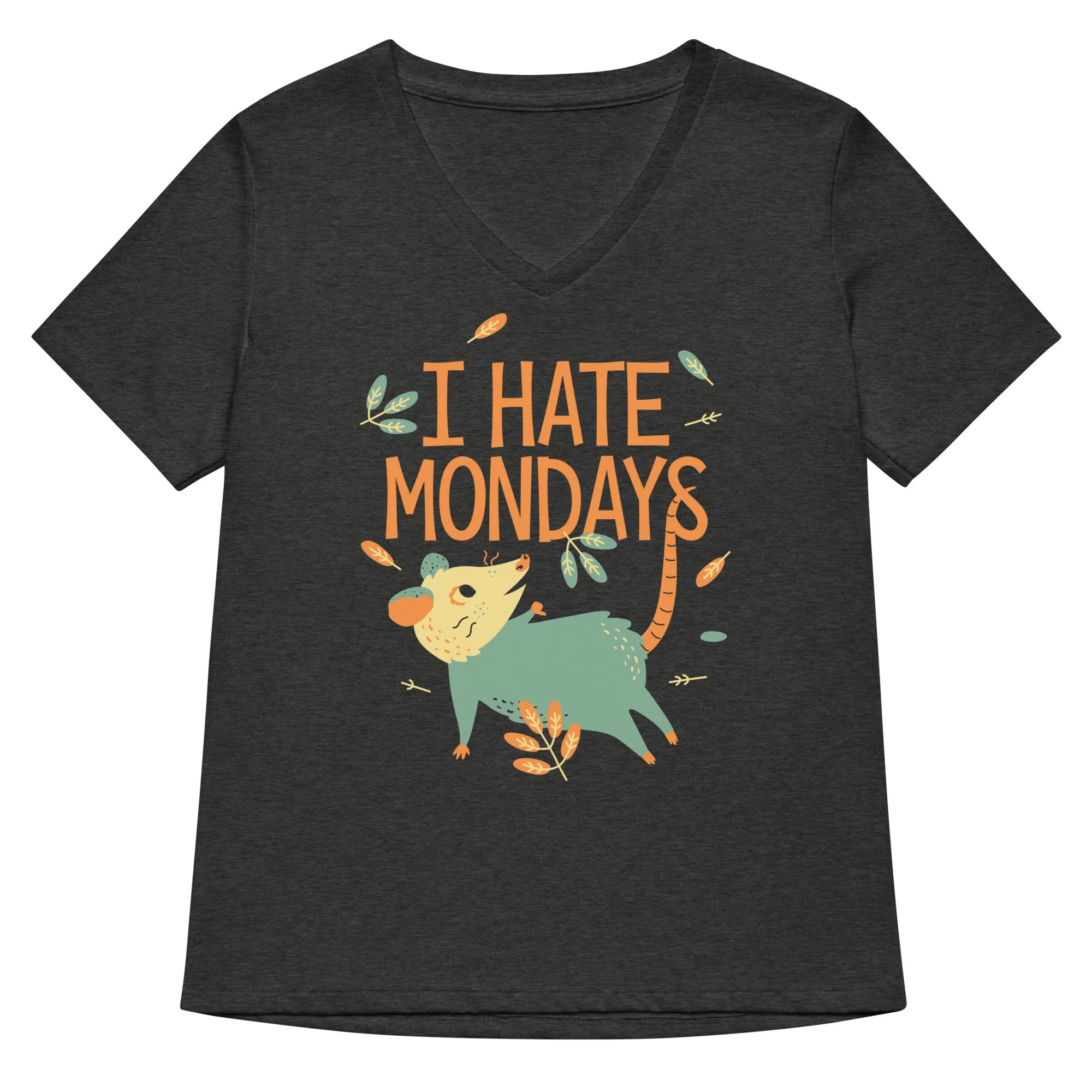 I Hate Mondays Women's V-Neck Tee