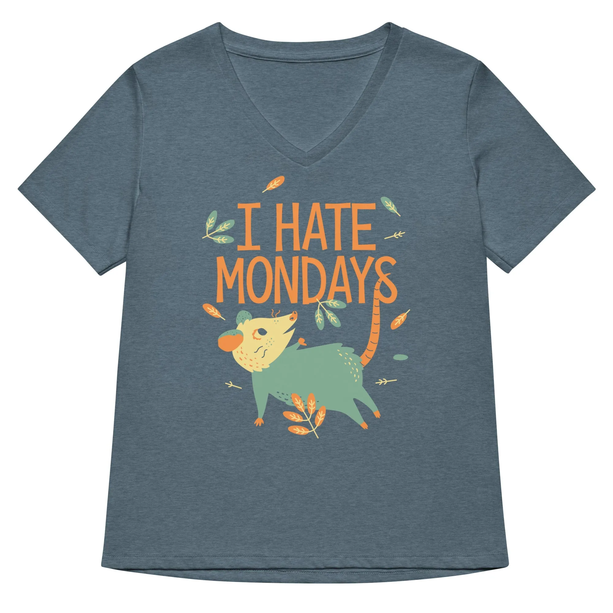 I Hate Mondays Women's V-Neck Tee
