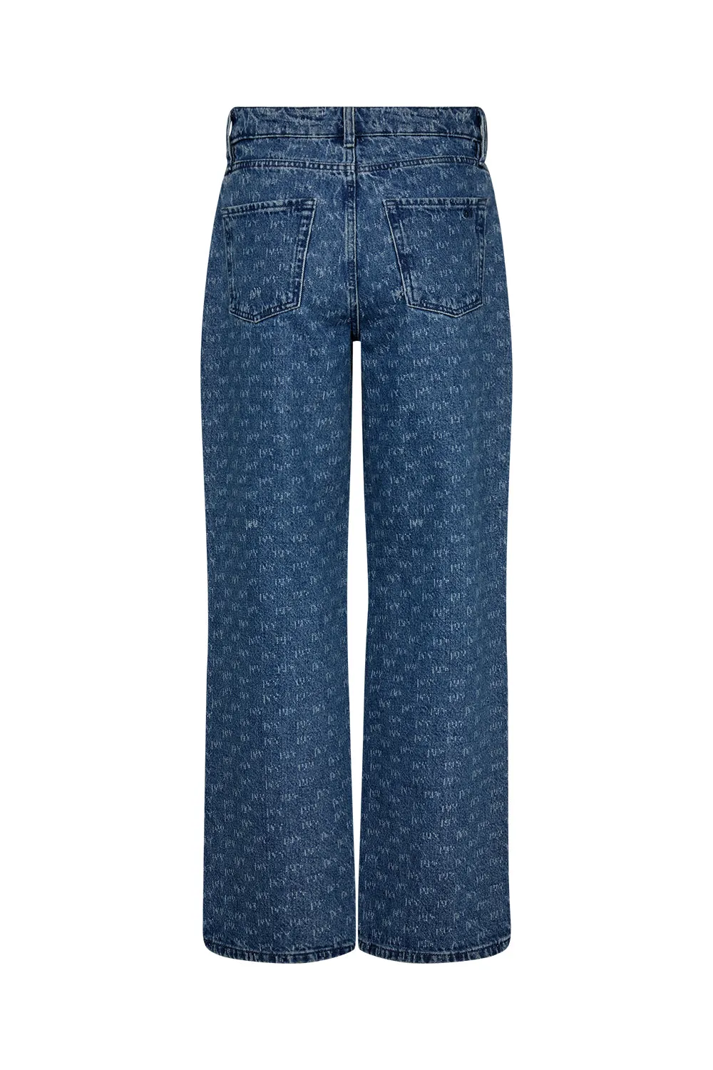 IVY-Augusta Jeans Wash Punch Needle