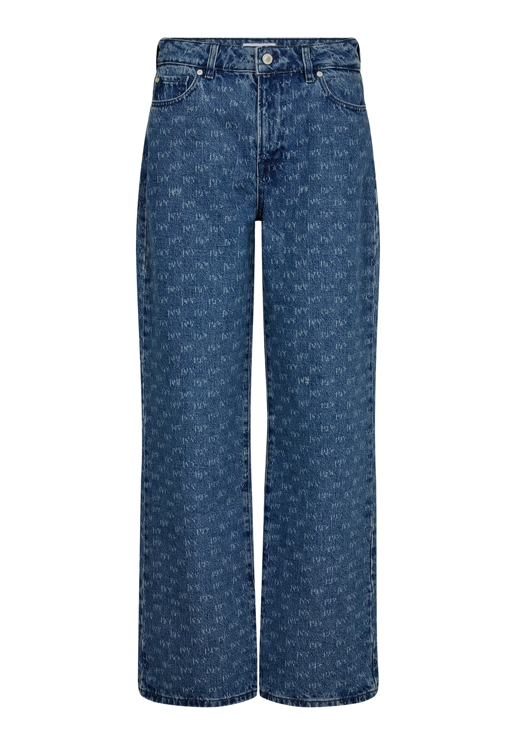 IVY-Augusta Jeans Wash Punch Needle
