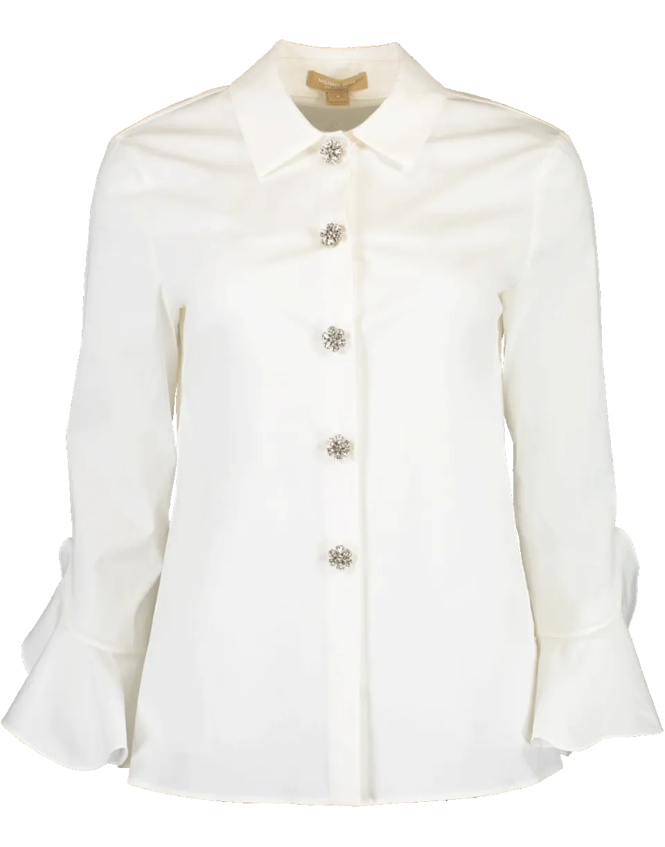 Jeweled Button Down Shirt