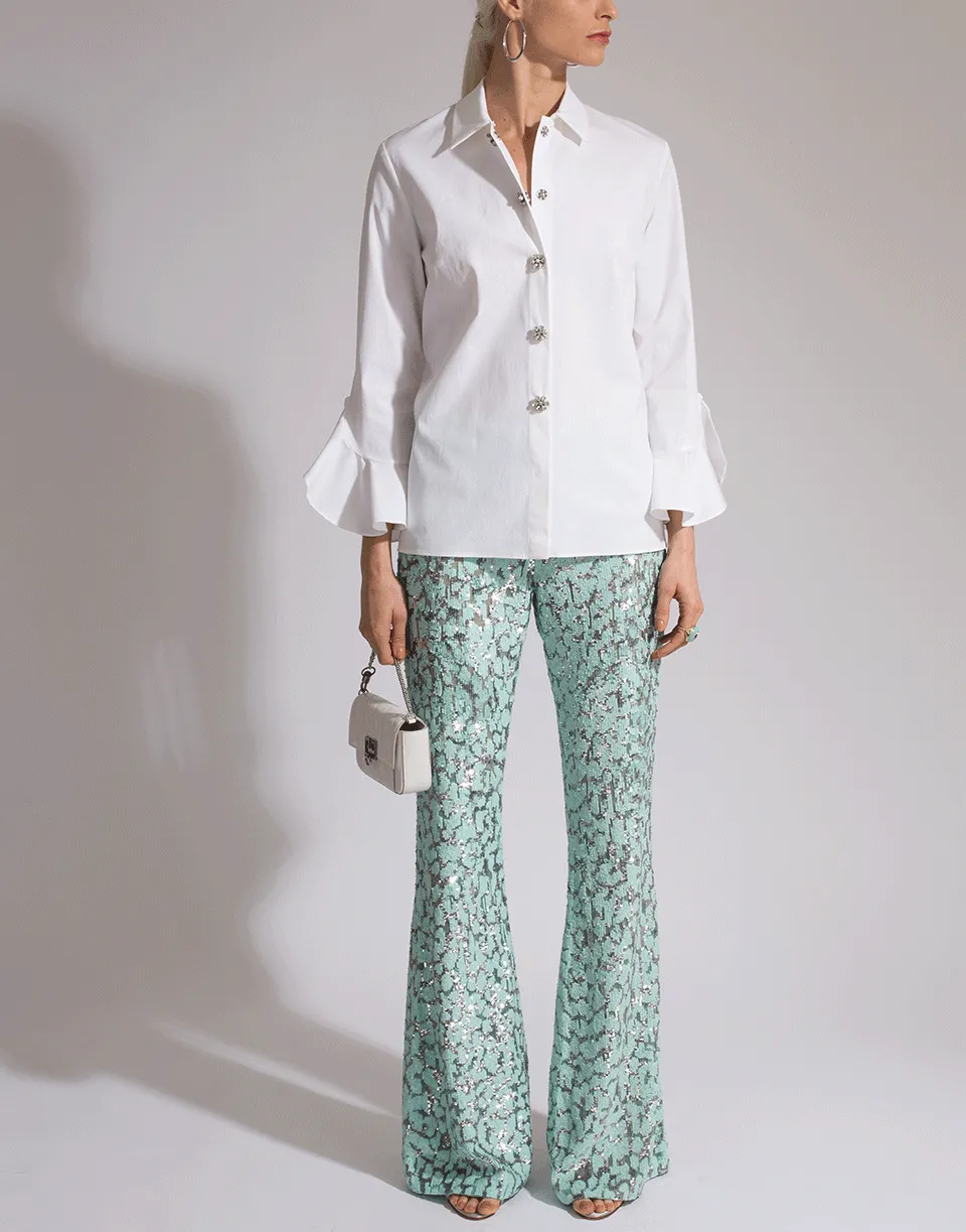 Jeweled Button Down Shirt