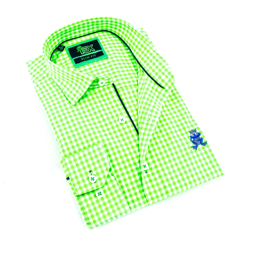 Julian - Green Button Down Shirt