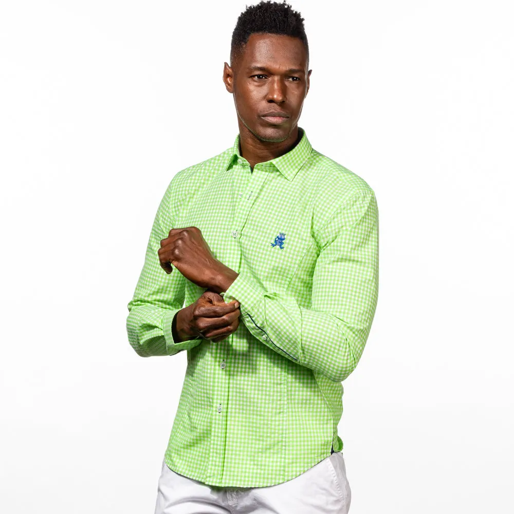 Julian - Green Button Down Shirt