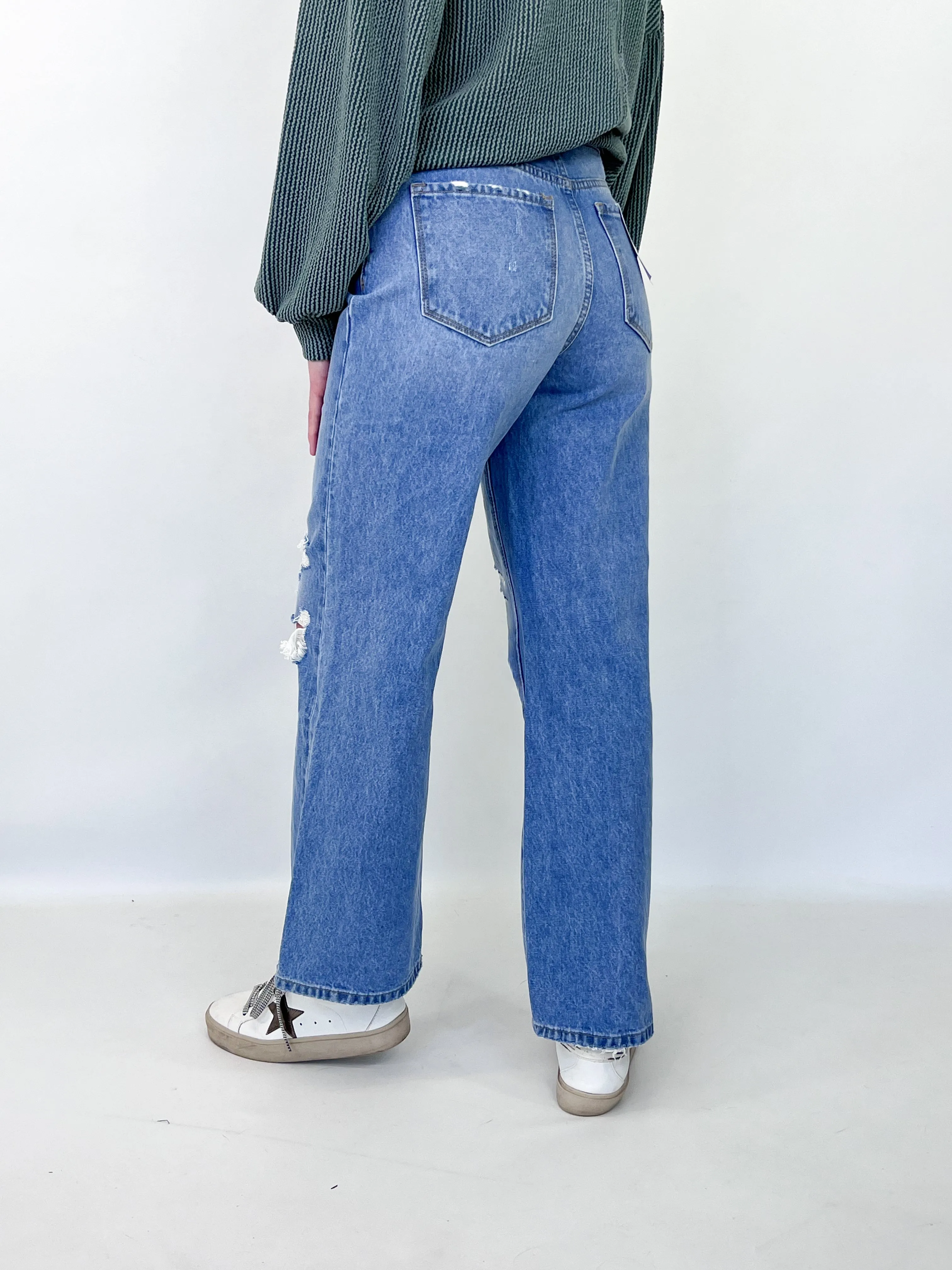 Olivia - Hi-Rise Vintage Wide Leg Denim