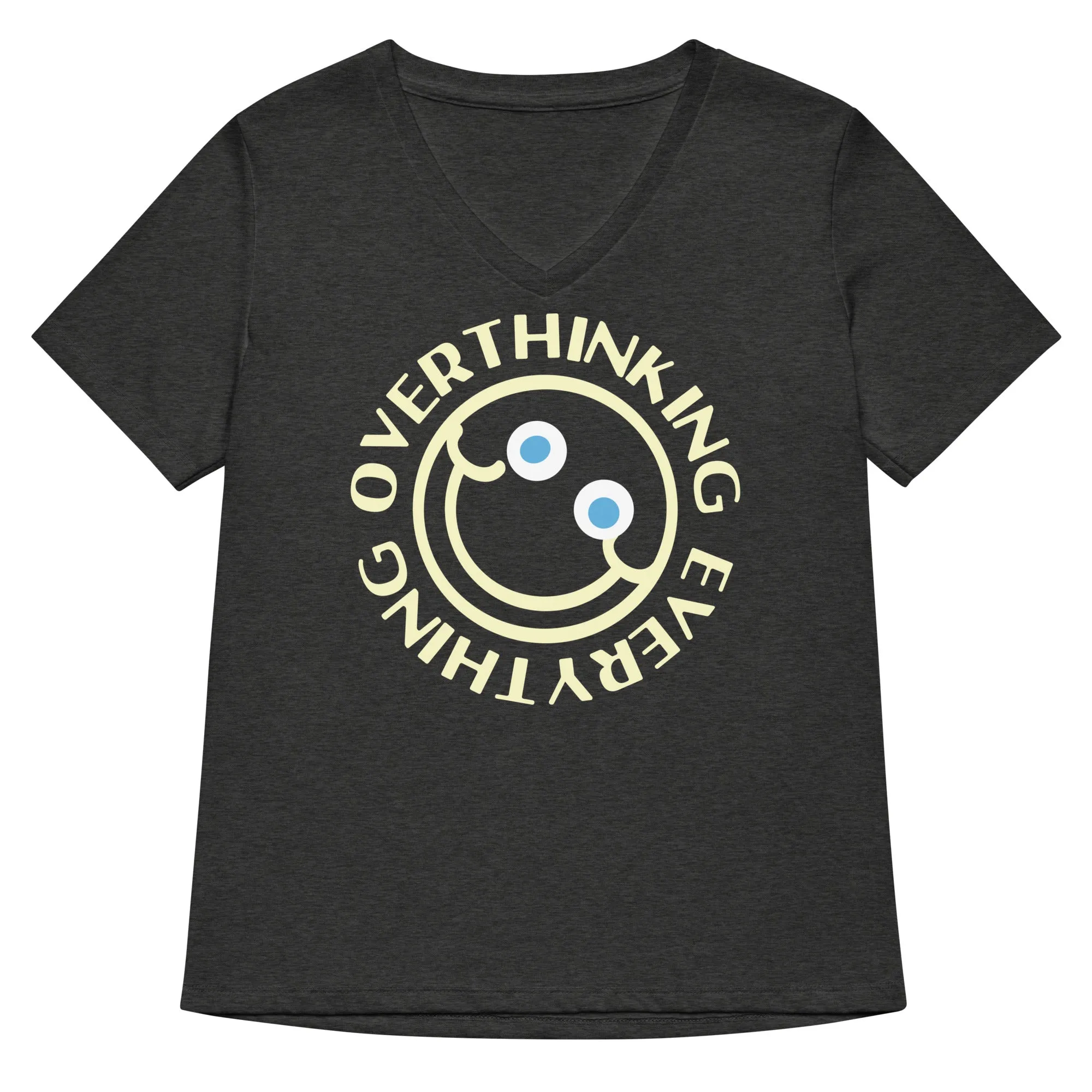 Overthinking Everything Women's V-Neck Tee