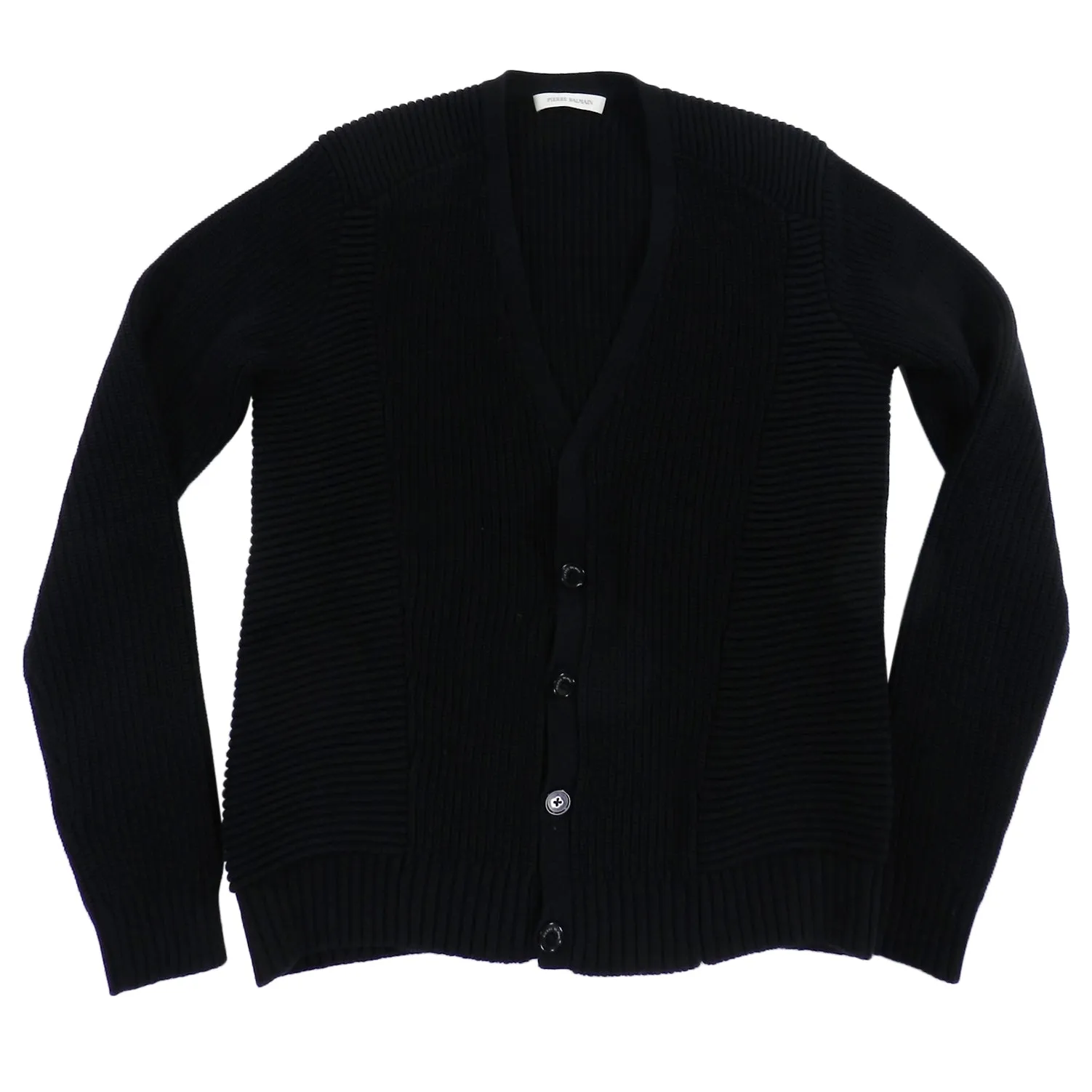 Pierre Balmain Black Knit Cardigan - M
