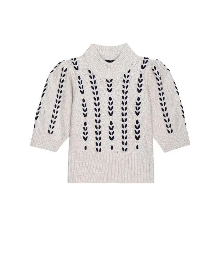 Rails Addy Navy Cable Knit Pullover